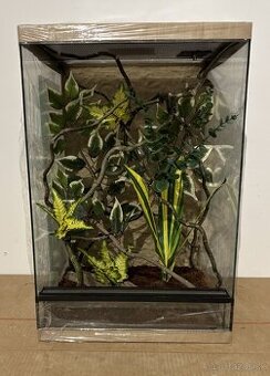 Zariadené terárium s výškou 60,70 a 80 cm