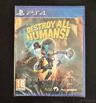 Destroy all humans PS4 PS5 nová zabalená
