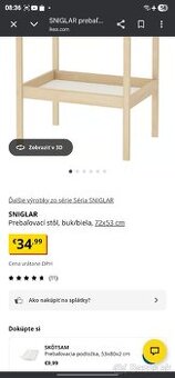 prebalovaci pult ikea sniglar