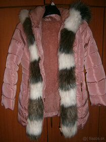 teplučka dievčenská zimná bunda - 1