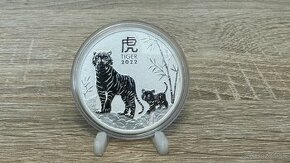 Lunárna Séria III. 1 oz strieborná minca 2022 Tiger