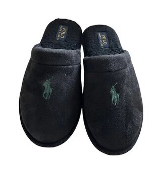Papuče Polo Ralph Lauren - čierne, PC: 90 eur