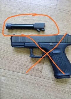 Predam hlaven so zavitom na g19 5gen glock 19x 45