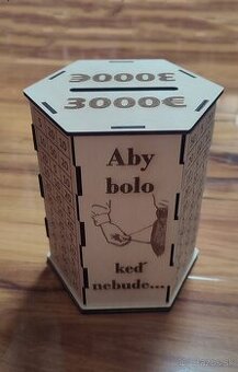 Motivačná pokladnička (3000€) "Aby bolo keď nebude"