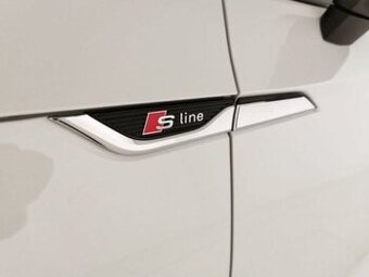 Bočné krídelká nálepky na blatník pre AUDI S-Line