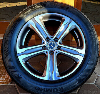 alu R18 5x112 bicolor, orig. Mercedes GLC, zimné pneu 235/60