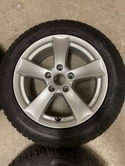 Predám AL Disky R16 5x112 205/55 Zimné pneumatiky sada