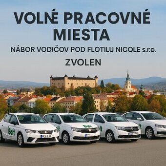 Práca vodiča BOLT pre Zvolen