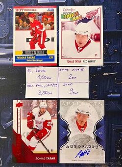 Hokejové kartičky - TOMÁŠ TATAR v NHL na PREDAJ.