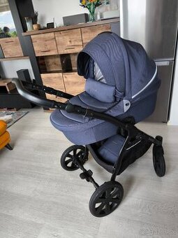 Kočík Noordi Fjordi 2v1 Jeans Blue s príslušenstvom