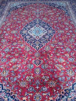 🌟Luxusný ručne viazaný perzský koberec Keshan 400×300 cm🌟