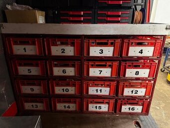 Predám regál na prepravky 600x400