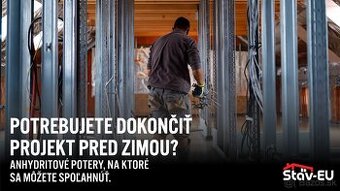 Realizujeme anhydritové potery v okrese Stropkov