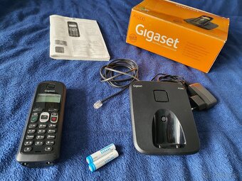 Pevná linka - prenosný, tlačítkový telefón Gigaset AS200