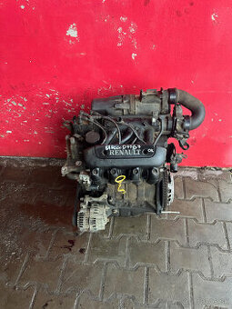 Motor 1,2i Renault 43KW D7F Clio Kangoo Kompletní