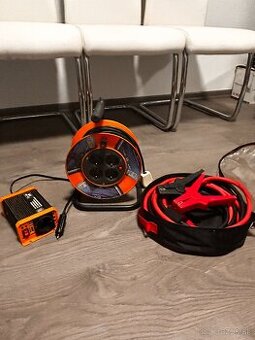 Startovacie kable, menic napatia do auta, predlzovacka 15m