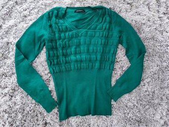 Dámsky pulóver zelený S/36