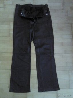 PÁNSKE KOŹENÉ NOHAVICE Z TEĽACEJ KOŽE-ZNÍŽENÁ CENA