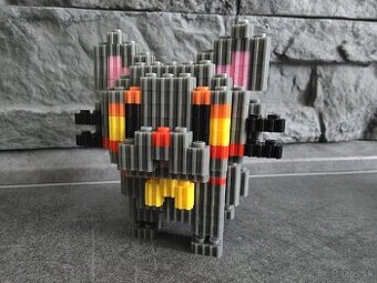 Sivá mačka Mini lego