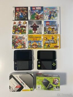 Nintendo 3ds xl, Nintendo 2ds xl + hry