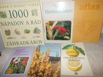 Knihy o liečivých rastlinách a pre záhradu