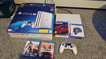 Sony Playstation 4 Pro 1TB + joypad a hry