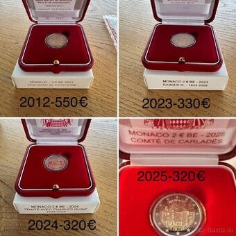 Monaco proof 2€ mince