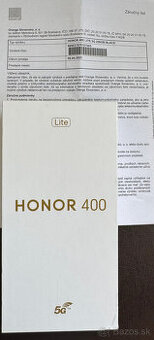 Honor 400 lite nerozbalený