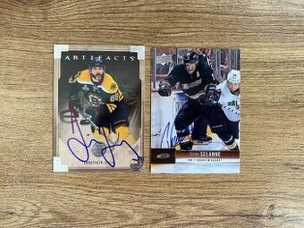 Podpísané karty JAROMÍR JÁGR a TEEMU SELÄNNE