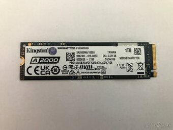 Ssd disk 1TB m.2 nvme KINGSTON.