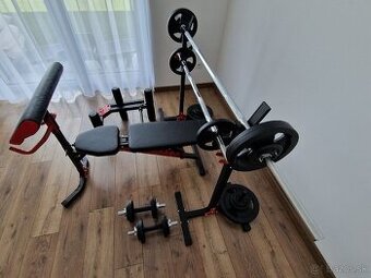 Posilňovacia lavica Marbo Sport s komplet príslušenstvom