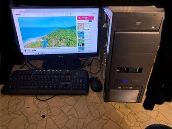 Predám kancelárski pc z wifi win 10 amd 2 jadro 2 gb ram
