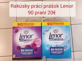 Pracie prostriedky priamo z Rakúska. Dlho trvajúce vône.