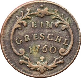 Mária Terézia Ein Greschl 1760