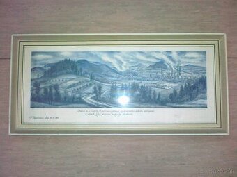 Obraz Tatra Kopřivnice 35 x 75 cm