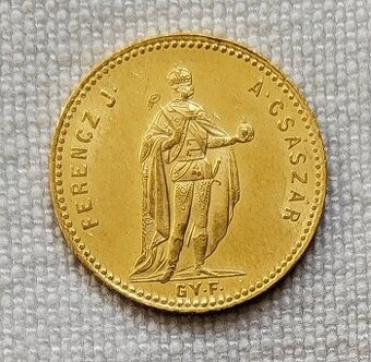 Zlatý uhorský dukát FJI 1869, GYF, super stav