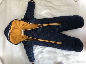 Modrá zimná kombinéza