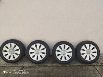 Hliníkové disky Audi R16 zo zimnými gumami