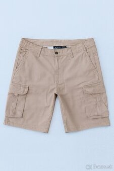 Riflové kraťasy Livergy – veľ. 48, béžové