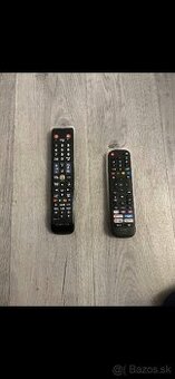 Predám tv ovládače na smart tv Samsung a hisense