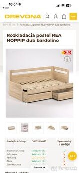 Rozkladacia posteľ REA HOPPIP