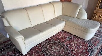Kožená rohová sedačka, 5249