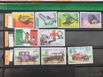Známky Gabon, Chad-Čad, Guiné-Bissau_Guinea-Bissau