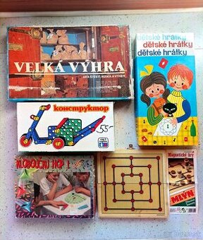 RETRO hračky a spoločenské hry