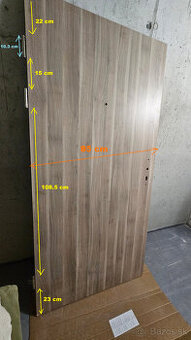 Protipoziarne vchodove dvere, sirka 85cm (prave)