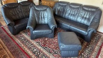 Luxusní kožená sedací souprava 3+2+1,6044