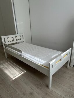 Detská posteľ IKEA KRITTER 70x160 cm + matrac