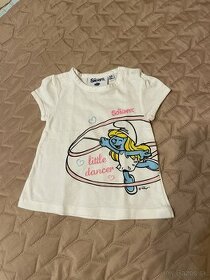 Tričko dievčenské Smurfs 68 - 1