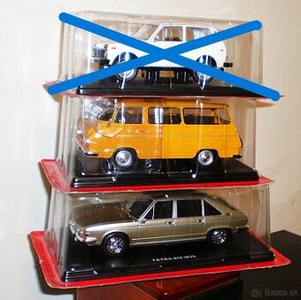 ŠKODA 1203 /1968/ , TATRA 613 /1975/ , 1:24 , HACHETTE