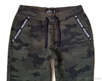 Pánske slim tepláky zn. Hollister, veľ. XS/S - zelené